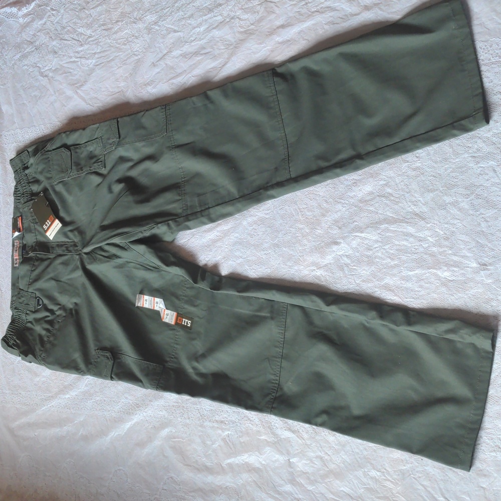 5.11 Tactical Pro Pants Green Woman's Size 18 Long NWT